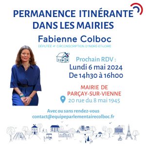Permanence Parçay sur Vienne 6 mai24